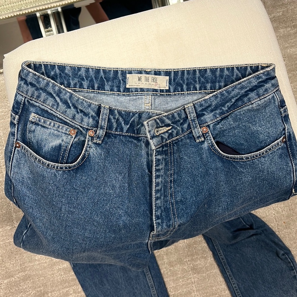 Free people high waisted jeans Brand New